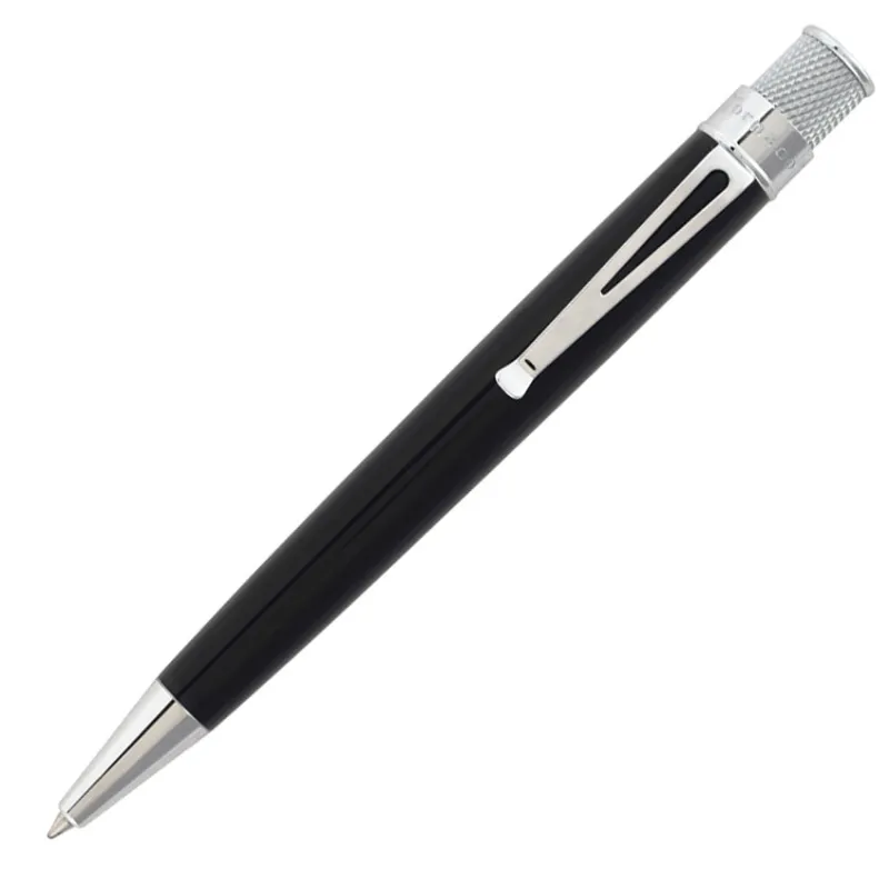 Retro 51 Rollerball<Retro 1951 Tornado Classic Lacquer Rollerball Pen | Altman Luggage Black
