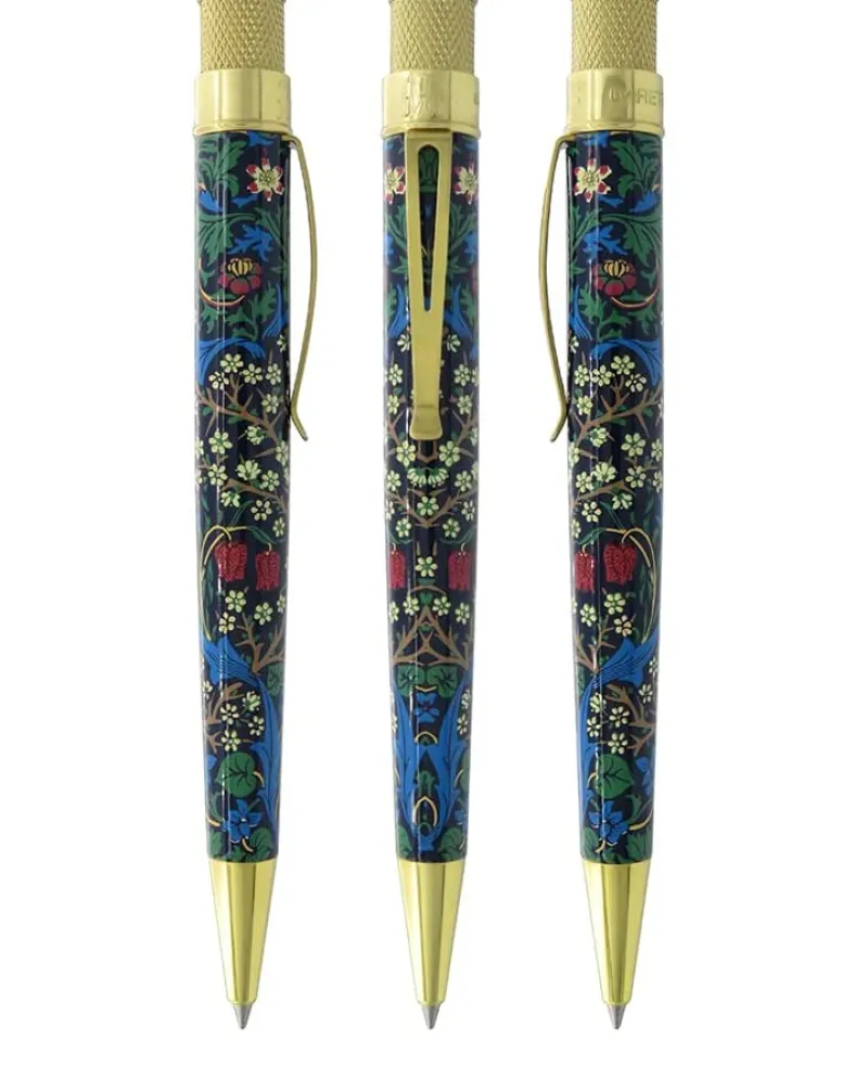 Retro 51 Rollerball<Retro 1951 Tornado Limited Edition William Morris Blackthorn Pen