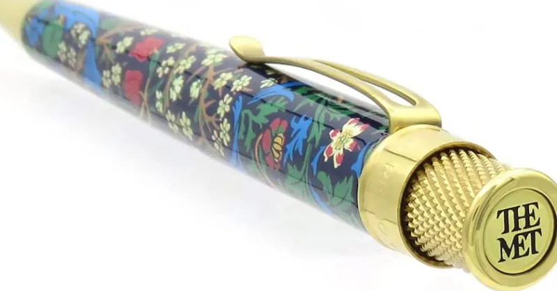 Retro 51 Rollerball<Retro 1951 Tornado Limited Edition William Morris Blackthorn Pen