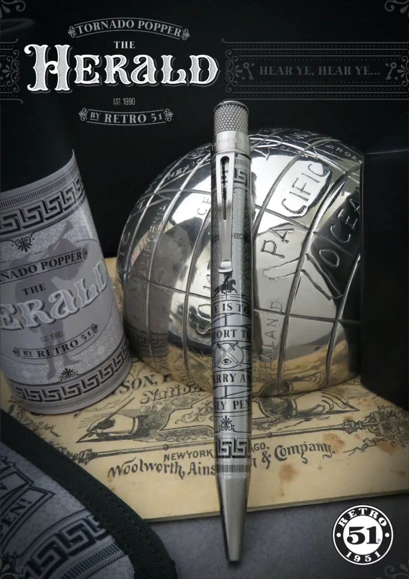 Retro 51 Rollerball<Retro 1951 Tornado Tornado Popper The Limited Edition Pen Herald