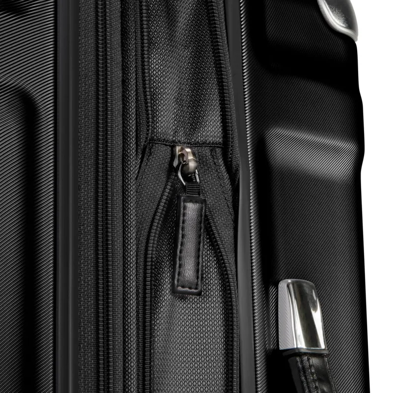 Ricardo Checked<Rodeo Drive 2.0 Hardside Medium Check-In Expandable Spinner Black