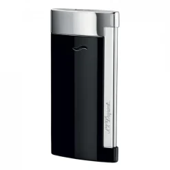 S.T. Dupont Lighters<S. T. Dupont SLIM 7 Black And Chrome Finish Lighter | Altman Luggage