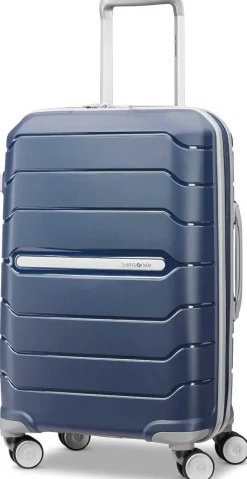 Samsonite Checked|Carry-on Luggage<Freeform 3 Piece Set 21|24|28 Inch Expandable Spinners (Navy