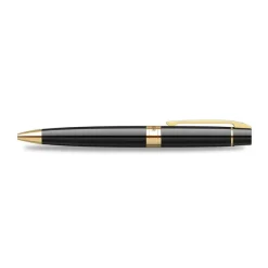 Sheaffer Ballpoint<300 9325 Glossy Black Ballpoint Pen With Gold-tone Trim