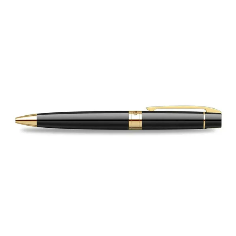 Sheaffer Ballpoint<300 9325 Glossy Black Ballpoint Pen With Gold-tone Trim