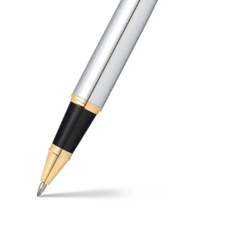 Sheaffer Rollerball|Felt Tip<300 Chrome with Gold Trims Rollerball Pen | Altman Luggage