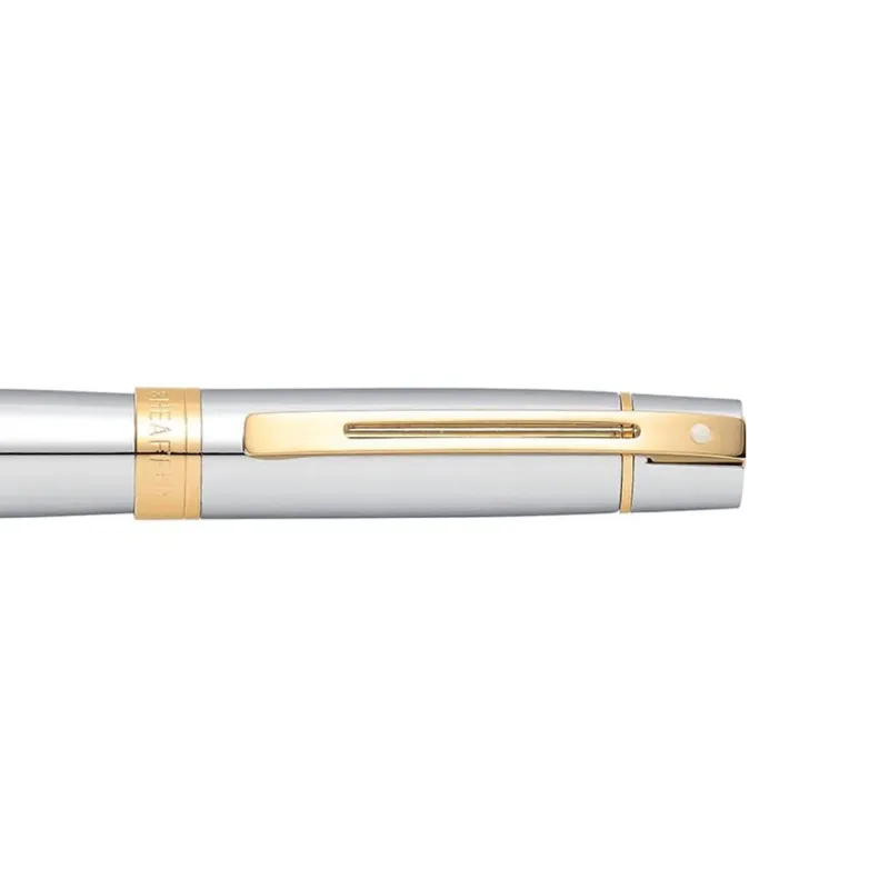 Sheaffer Rollerball|Felt Tip<300 Chrome with Gold Trims Rollerball Pen | Altman Luggage