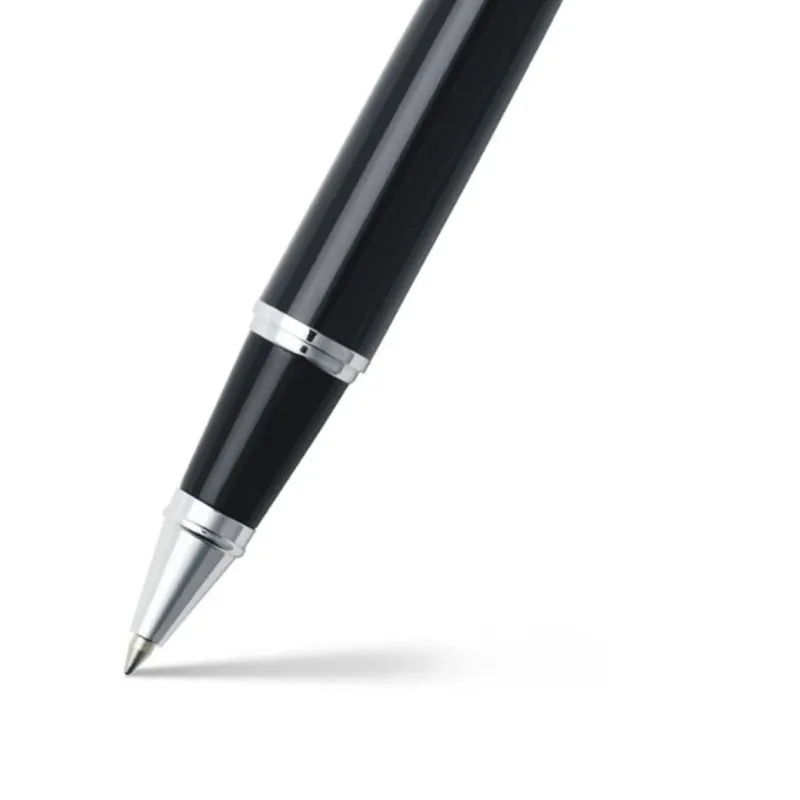 Sheaffer Rollerball|Felt Tip<300 Glossy Black and Bright Chrome Cap Rollerball Pen
