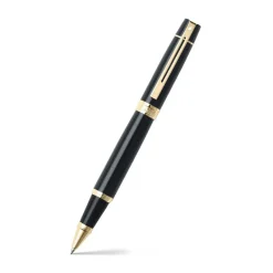 Sheaffer Rollerball|Felt Tip<300 Glossy Black with Gold Trims Rollerball Pen