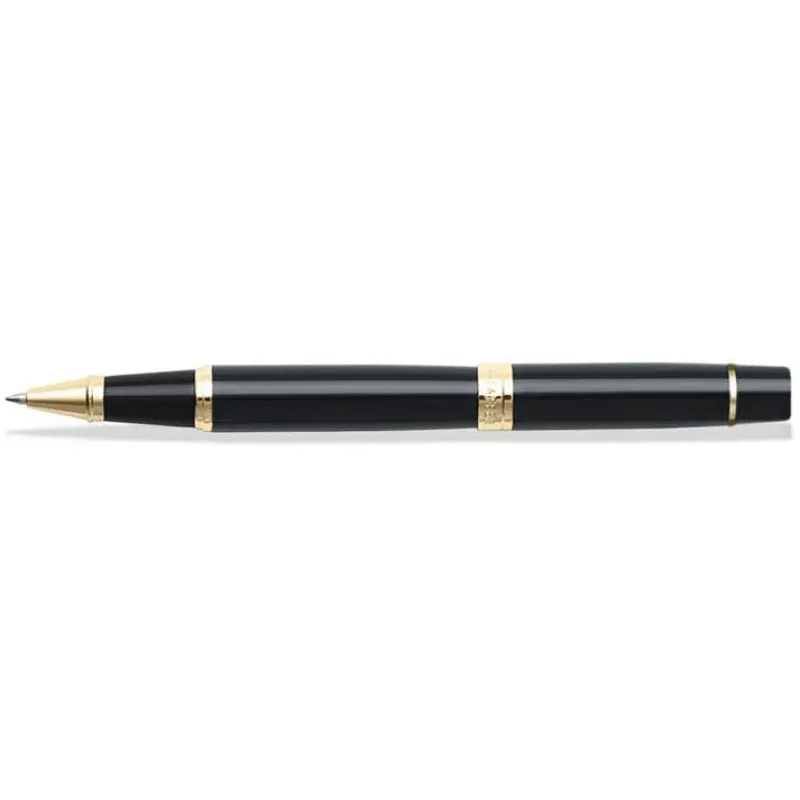 Sheaffer Rollerball|Felt Tip<300 Glossy Black with Gold Trims Rollerball Pen