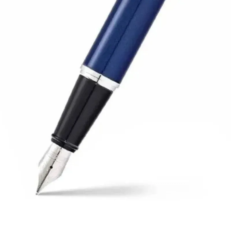 Sheaffer Fountain<300 Glossy Blue Fountain Pen With Chrome Trims | Pens on Sale