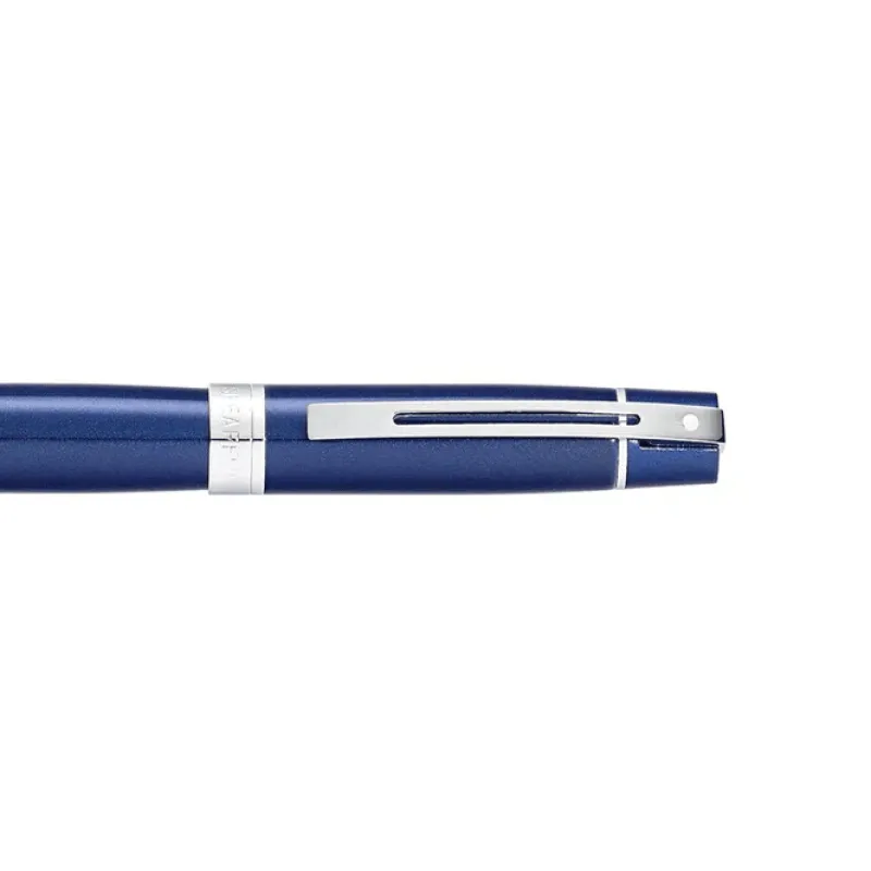 Sheaffer Rollerball|Felt Tip<300 Glossy Blue with Chrome Trims Rollerball Pen | Pen Sale