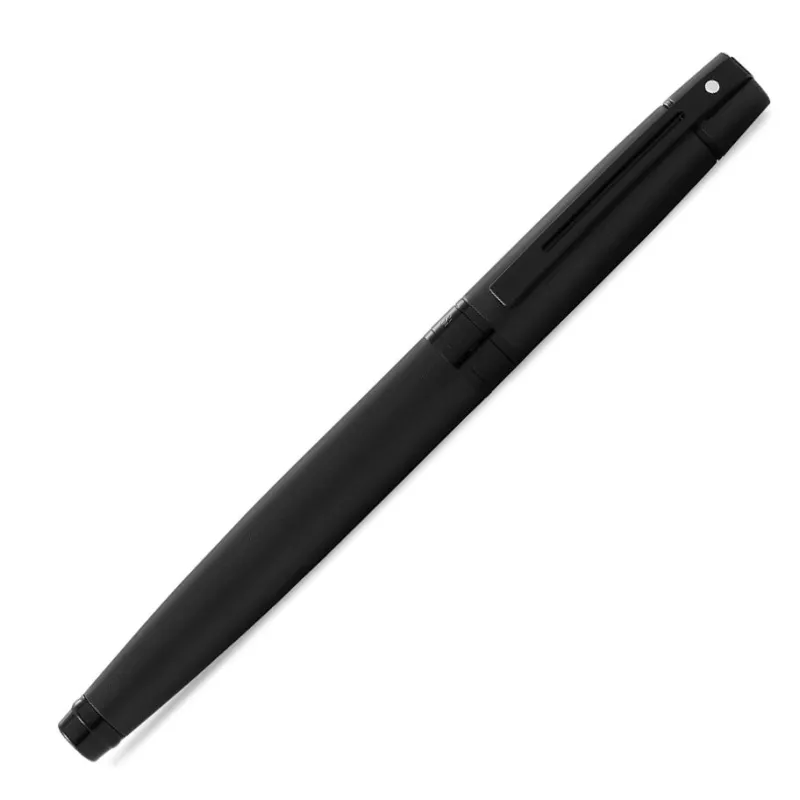 Sheaffer Fountain<300 Matte Black Fountain Pen With Black Trims