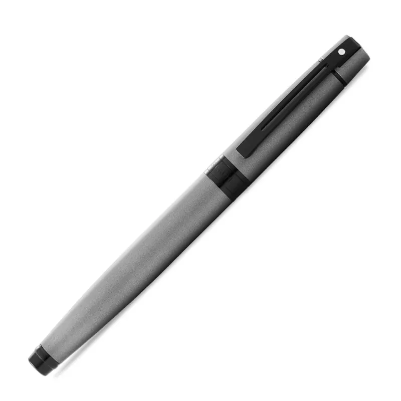 Sheaffer Fountain<300 Matte Gray Fountain Pen With Black Trims