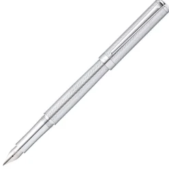 Sheaffer Pen Closeouts|Fountain<Intensity Engraved Chrome Fountain Pen | Altman Luggage