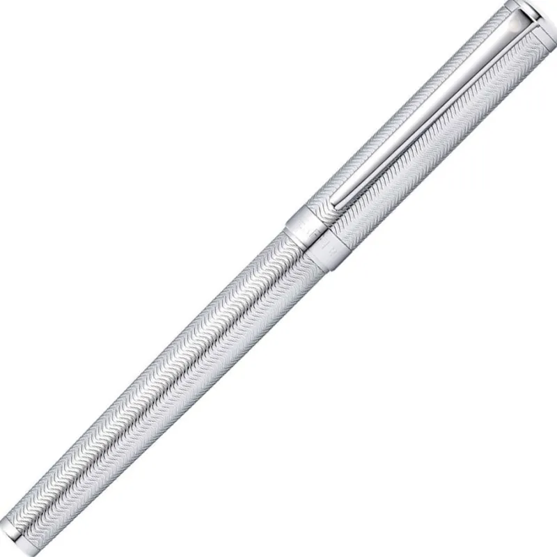 Sheaffer Pen Closeouts|Fountain<Intensity Engraved Chrome Fountain Pen | Altman Luggage