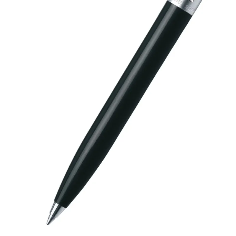 Sheaffer Ballpoint<Sentinel Black and Chrome Ballpoint Pen With Chrome Trims