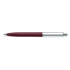 Sheaffer Ballpoint<Sentinel Burgundy and Chrome Ballpoint Pen With Chrome Trims