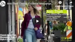 Travelon Portfolios|Business Cases<42457 AntiTheft Classic Essential Messenger Bag Sale Purple