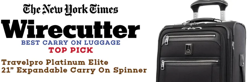 Travelpro Carry-on Luggage<Platinum Elite 21” Expandable Carry-On Spinner