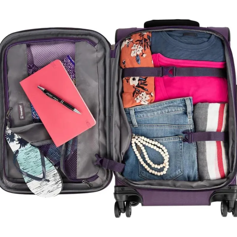 Travelpro Carry-on Luggage<Tourlite 21" Expandable Carry-on Spinner Purple
