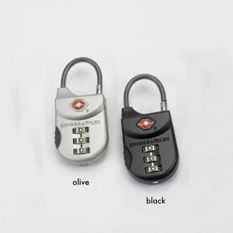 Briggs & Riley Luggage Locks & Security<TSA CABLE LUGGAGE LOCK (METAL)