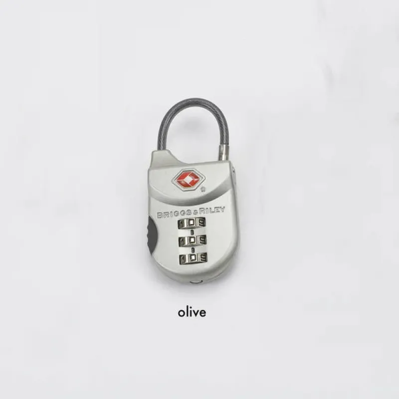 Briggs & Riley Luggage Locks & Security<TSA CABLE LUGGAGE LOCK (METAL)
