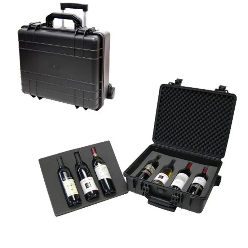 T. Z. Case Portfolios|Business Cases<TZ Case | TZ Case WCB-018B 7 Bottle Wheeled Wine Case