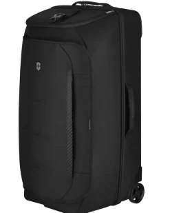 Victorinox Wheeled Duffels|Checked<Swiss Army Crosslight Wheeled Duffel | Altman Luggage Black