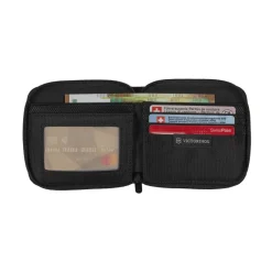 Victorinox Passport Cases<Swiss Army Zip Around Wallet | Altman Luggage Black