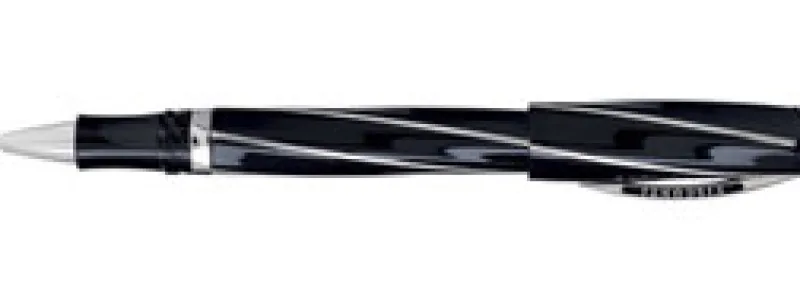 Visconti Rollerball|Felt Tip<Divina Black Midi Rollerball Pen 26802