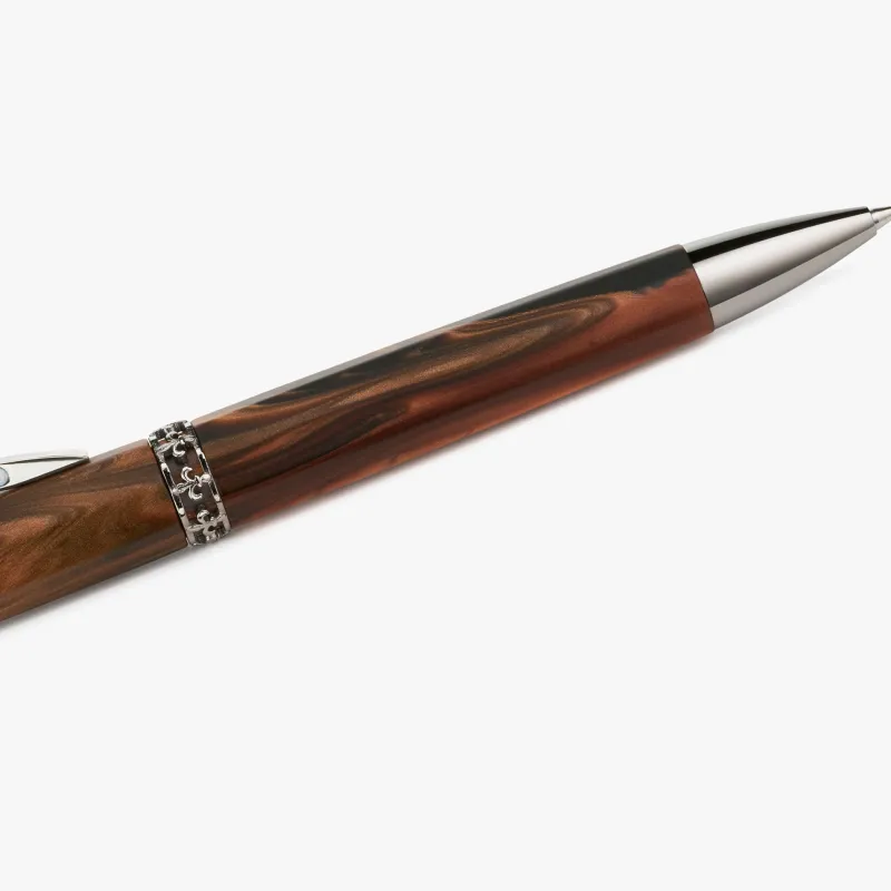 Visconti Ballpoint<Medici Briarwood Ruthenium Ballpoint Pen | Altman Luggage