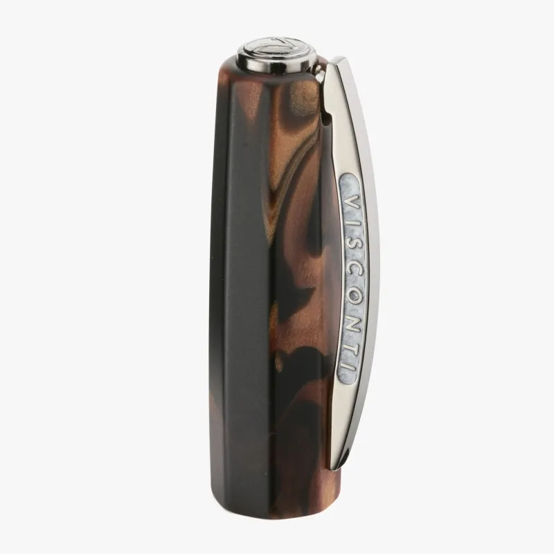 Visconti Rollerball|Felt Tip<Medici Briarwood Ruthenium Rollerball Pen | Altman Luggage