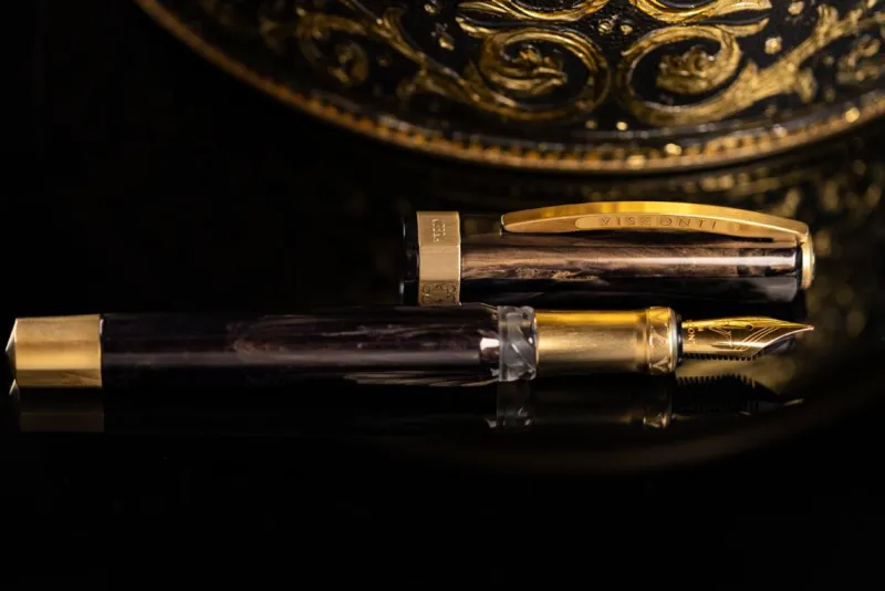 Visconti Fountain<Opera Gold Fountain Pen | Altman Luggage
