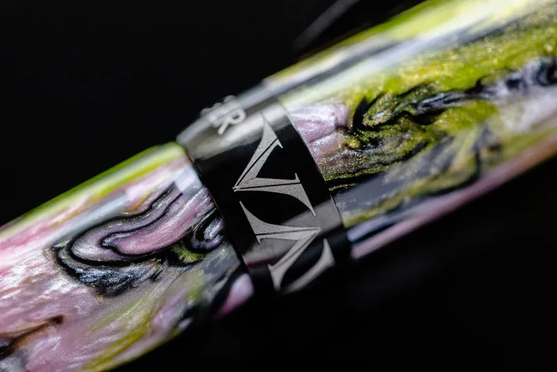 Visconti Fountain<Voyager Mariposa Butterfly Malachite Fountain Pen