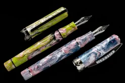 Visconti Fountain<Voyager Mariposa Butterfly Malachite Fountain Pen