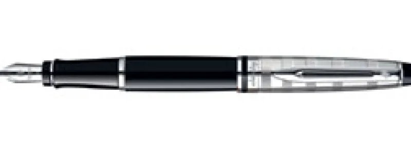 Waterman Fountain<Expert Deluxe Black CT Fountain Pen