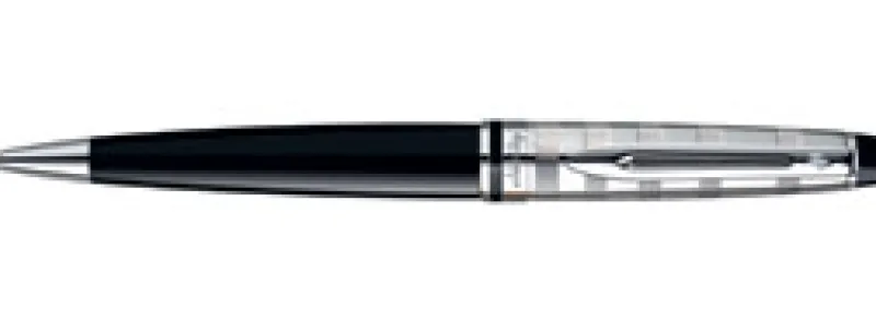 Waterman Ballpoint<Expert Deluxe Black CT Ballpoint Pen