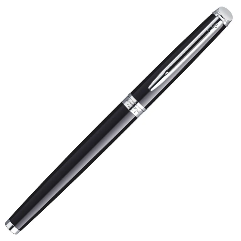 Waterman Rollerball|Felt Tip<Hemisphere Black Lacquer CT Rollerball Pen