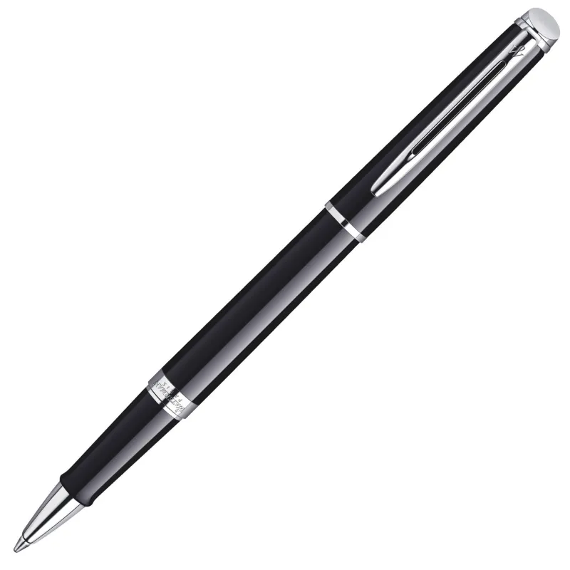 Waterman Rollerball|Felt Tip<Hemisphere Black Lacquer CT Rollerball Pen