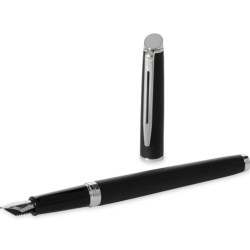 Waterman Fountain<Hemisphere Matte Black CT Fountain Pen