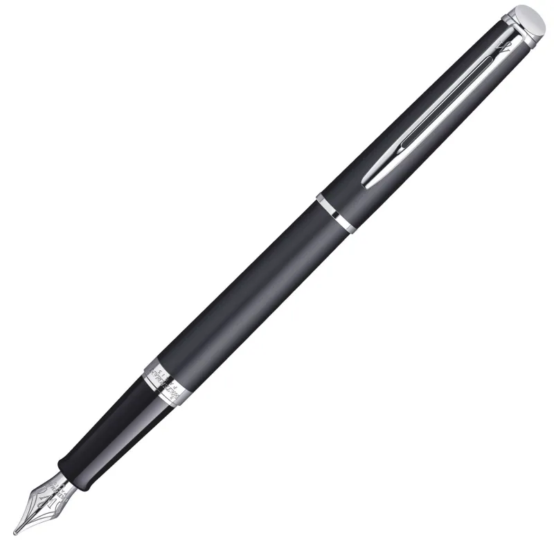 Waterman Fountain<Hemisphere Matte Black CT Fountain Pen